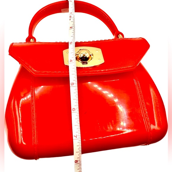 Adorable Mini Red Jelly Handbag, Good Preowned Condition - Picture 6 of 7